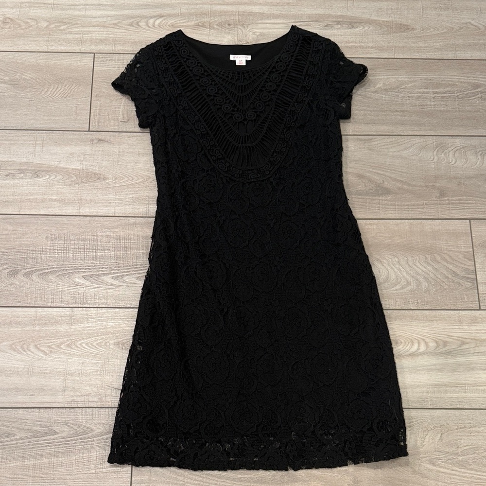 Xhilaration Black Lace Mini Dress